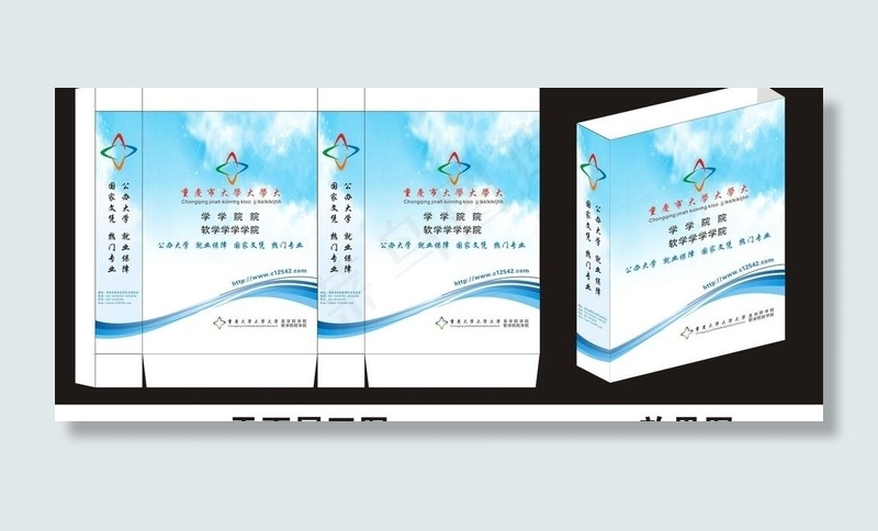 蓝色手提袋图片