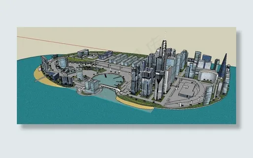 城市规划模型图片