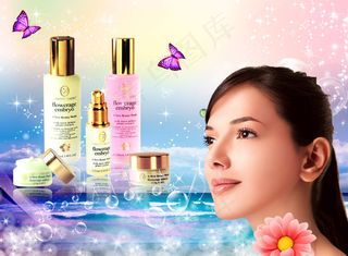 水润肌肤flowerage化妆品海