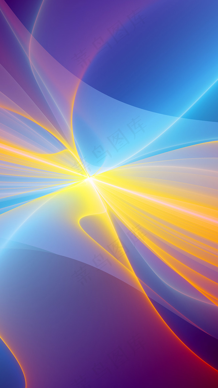 彩色炫酷H5背景