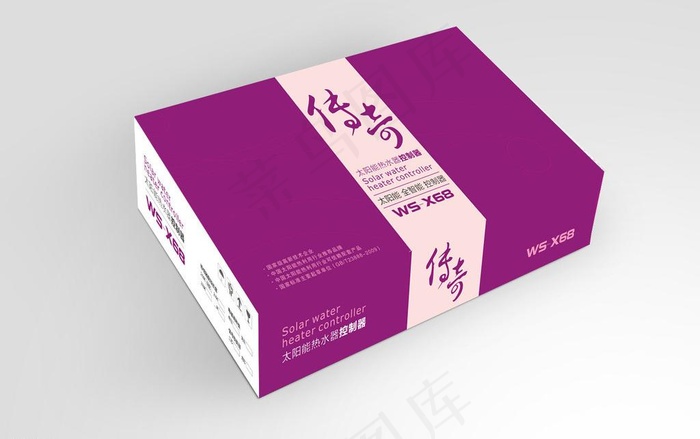 包装箱（展开图）图片cdr矢量模版下载