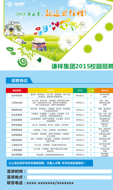 毕业招聘(4606X3130(DPI:300))psd模版下载