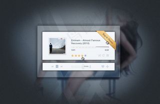 玻璃质感播放器素材下载