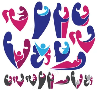 人形剪影01—矢量素材