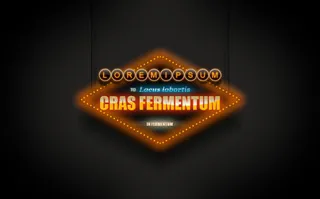 炫彩灯光挂牌psd素材