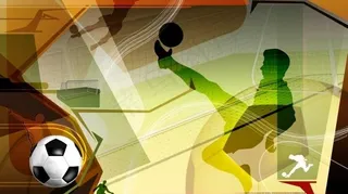 抽象足球运动图片