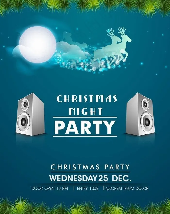 圣诞音乐背景图片eps,ai矢量模版下载