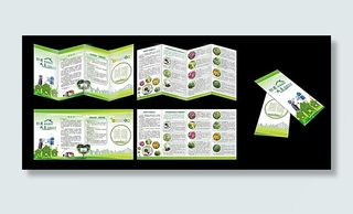 创建美丽新城四折页