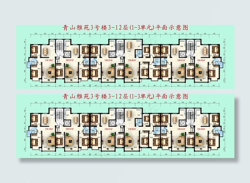 房地产 户型图图片psd模版下载