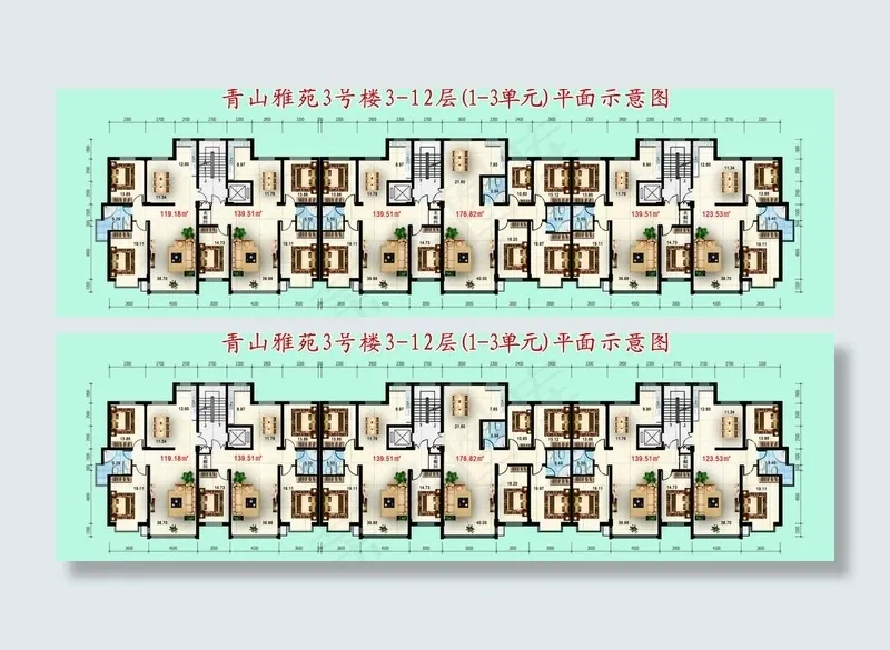 房地产 户型图图片psd模版下载
