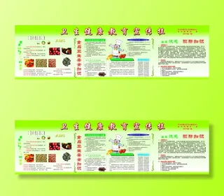卫生健康教育宣传栏