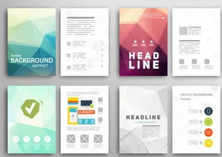 单页模板图 DM单 宣传单图片