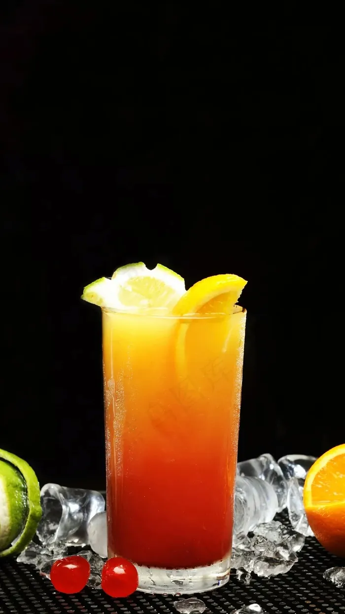 柠檬果汁华夫饼高清摄影图片