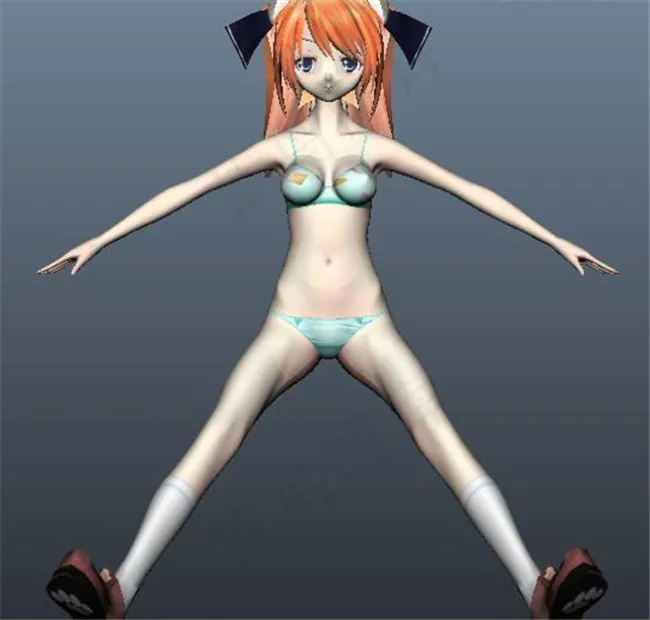 比基尼女孩游戏模型