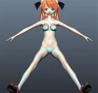 比基尼女孩游戏模型