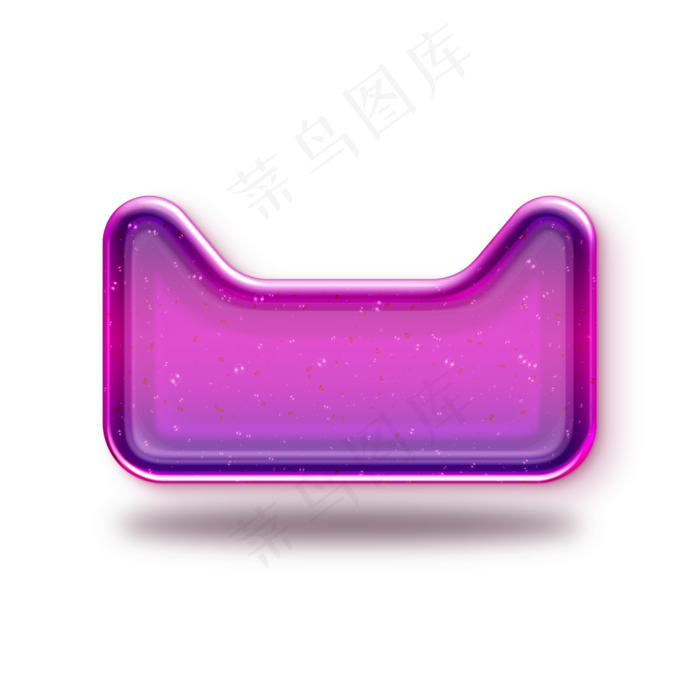 紫色气泡立体天猫头(2000*2000px 300 dpi )psd模版下载