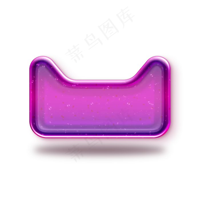 紫色气泡立体天猫头(2000*2000px 300 dpi )psd模版下载
