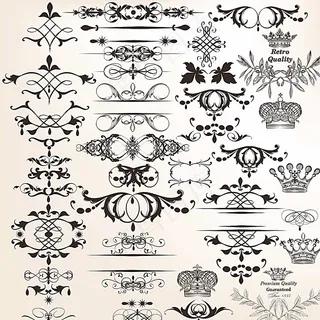 欧式花纹图片