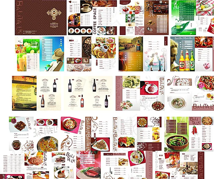 餐厅菜谱 酒店菜谱图片cdr矢量模版下载