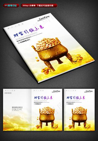 金融画册封面设计