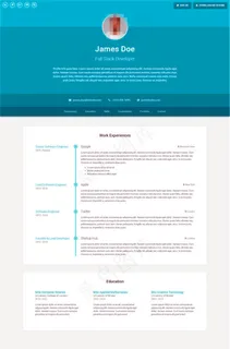 工程师个人简历模板下载