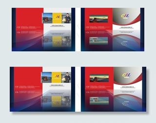 快递公司画册图片