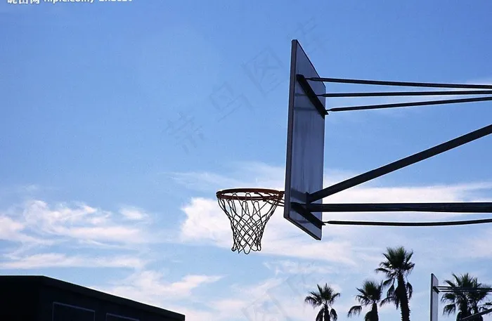 篮球架图片