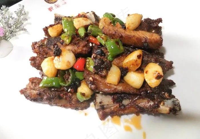 油炸排骨图片