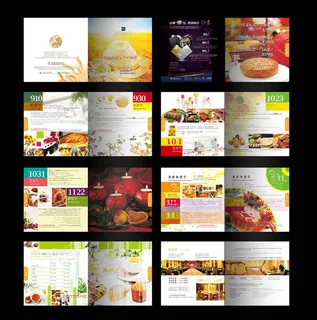 绚丽酒店画册模板矢量源文件