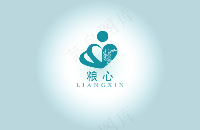 LOGO杂粮店的logo(1144X744(DPI:100))psd模版下载