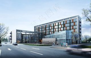 集体公司行政大楼设计PSD图