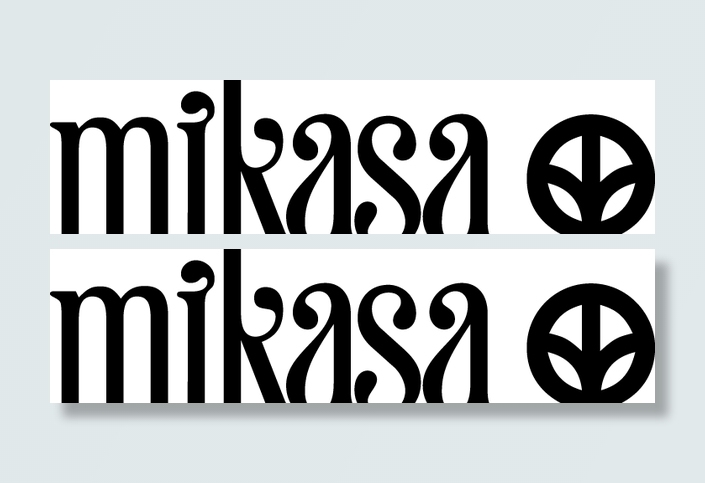 Mikasa logo设计欣赏 三...ai矢量模版下载
