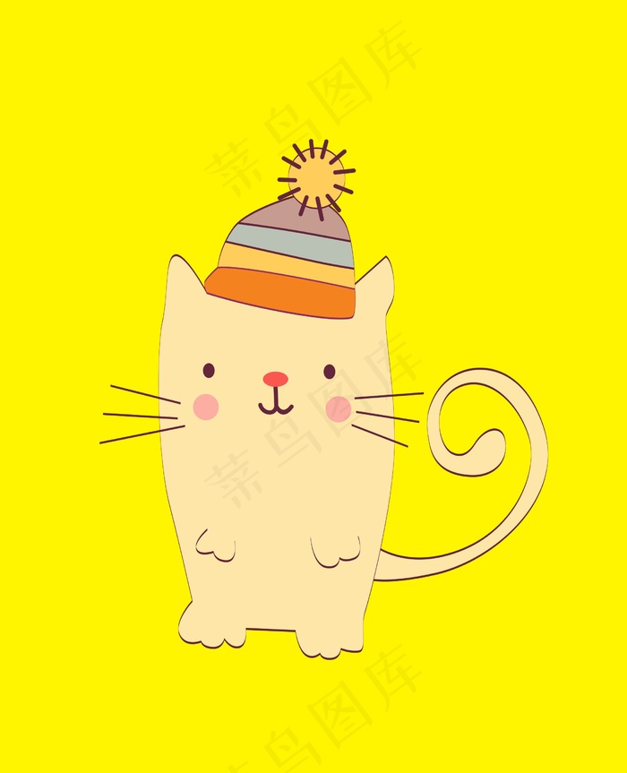 猫咪卡通动物图案