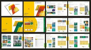 地坪画册设计矢量素材