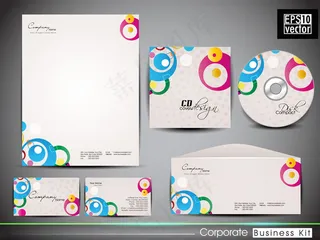 卡通可爱模板矢量素材