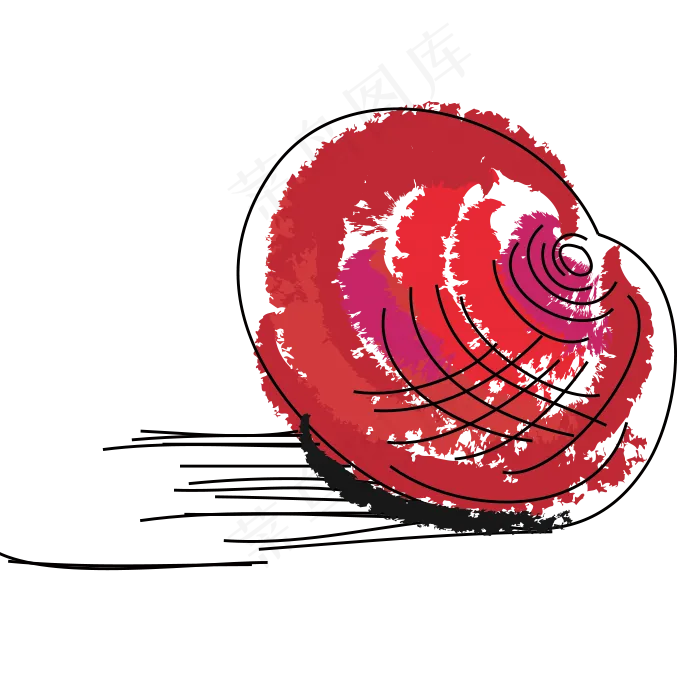 精美卡通蜗牛免抠png(700X700)