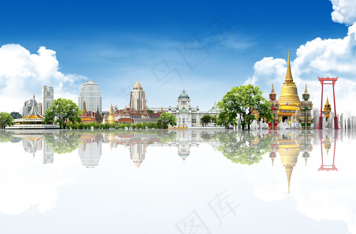 曼谷建筑 曼谷寺庙图片