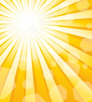 矢量阳光放射光线素材
