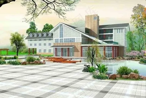 别墅绿化设计图片