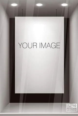 室内装饰效果图矢量素材图片