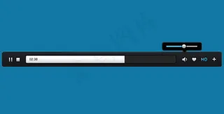 视频播放器工具栏