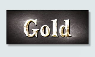 高端大气金属艺术字体psd素材