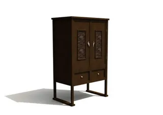 3d柜架模型、3d中式家具模型免费...