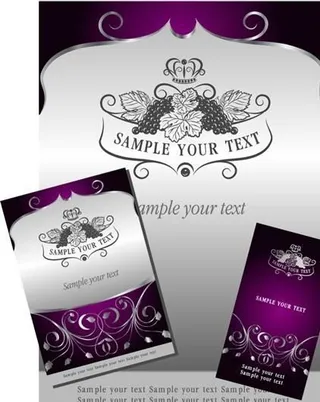 商业卡片与信纸模板矢量素材 eps...