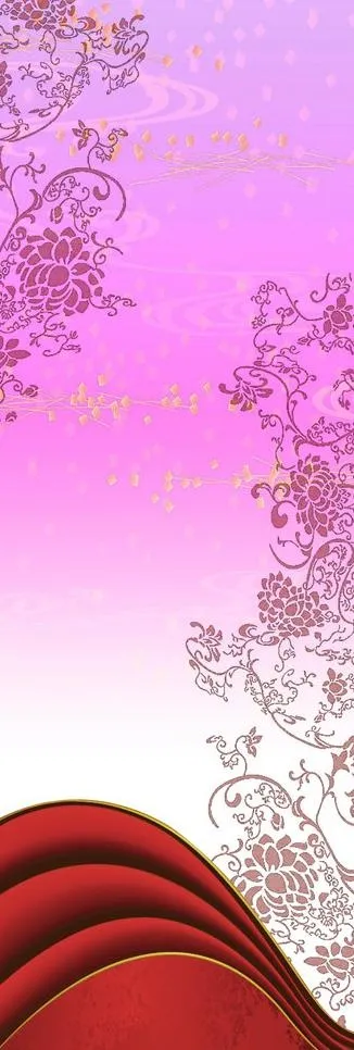 x展架清新底版 秋图片(2362X6299(DPI:100))psd模版下载