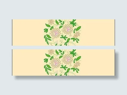 卡通花朵矢量素材