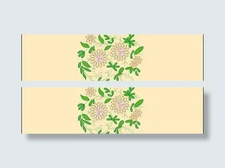 卡通花朵矢量素材