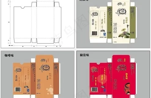 大好大瓜子包装展开图图片 大好大瓜子包装展开图图片
