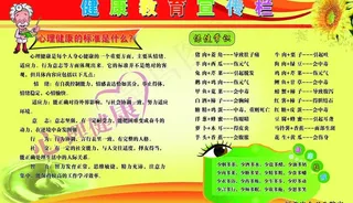 健康教育宣传栏图片