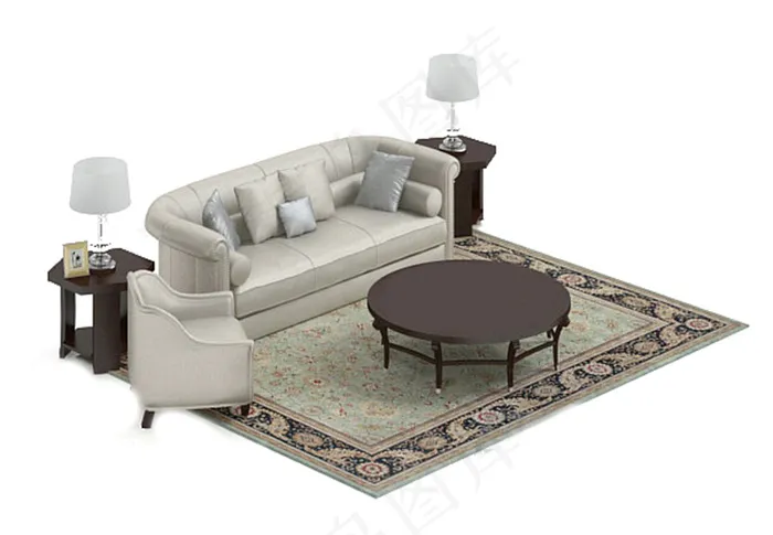 3d沙发设计素材模板下载
